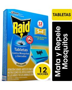 Raid Tabletas x12u.rápida acción